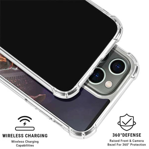 Marvel Spiderman Group Wall iPhone 15 Pro Clear Case